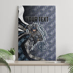 Personalised Carlton Canvas Wall Art Trippy Psychedelic Abstract Art Mascot Football Fans