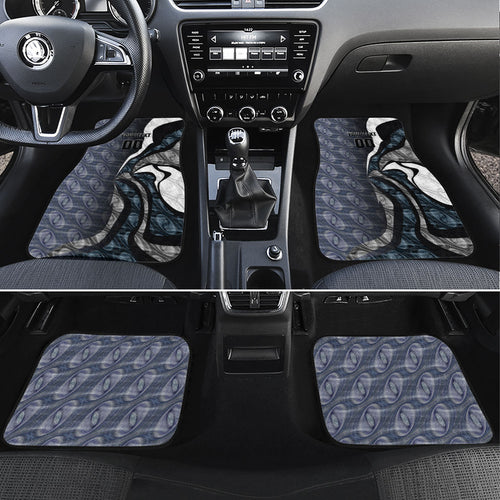 Personalised Carlton Car Mats Trippy Psychedelic Abstract Art Mascot Football Fans