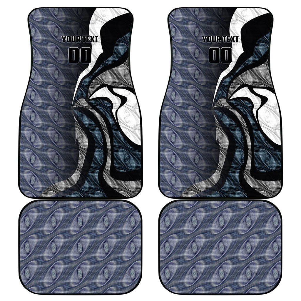 Personalised Carlton Car Mats Trippy Psychedelic Abstract Art Mascot Football Fans