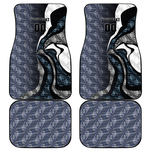 Personalised Carlton Car Mats Trippy Psychedelic Abstract Art Mascot Football Fans