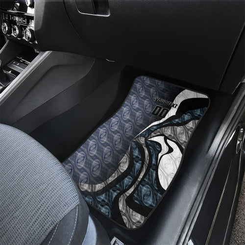 Personalised Carlton Car Mats Trippy Psychedelic Abstract Art Mascot Football Fans