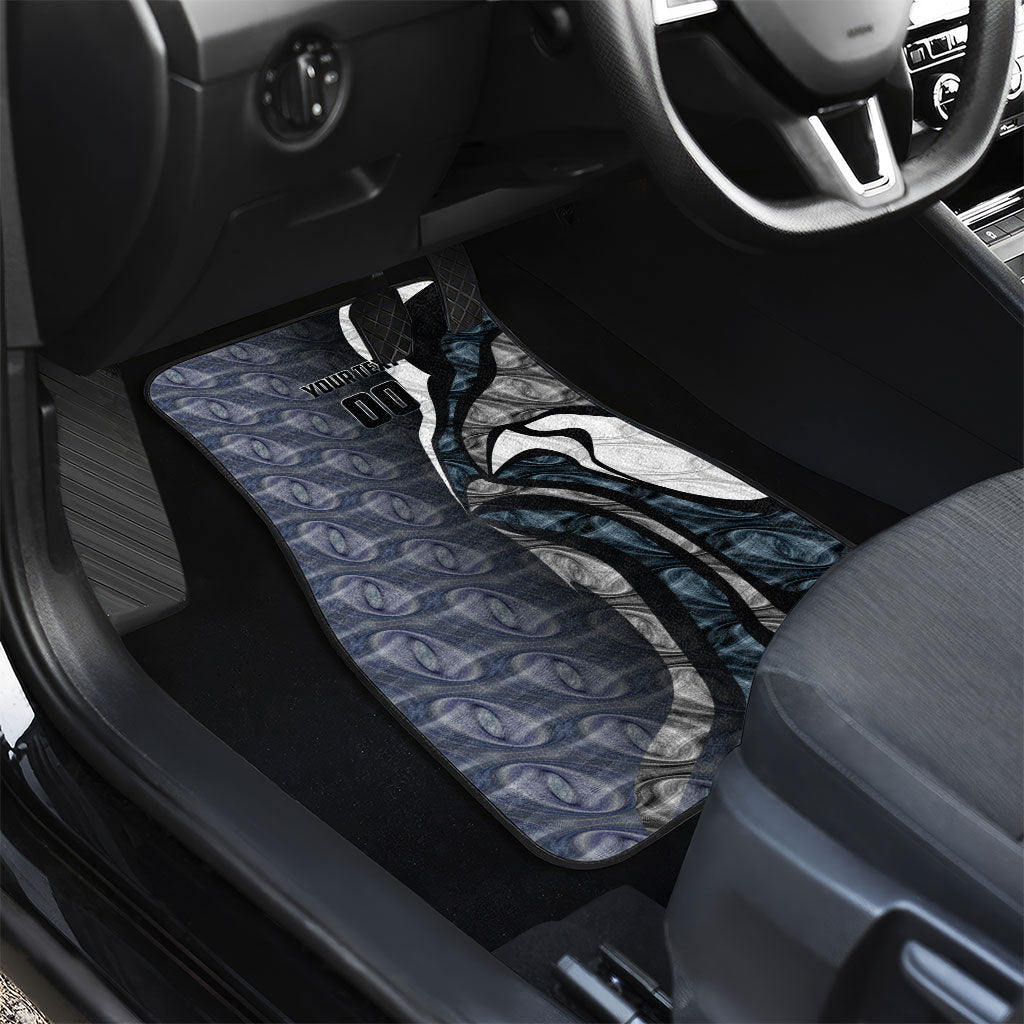 Personalised Carlton Car Mats Trippy Psychedelic Abstract Art Mascot Football Fans