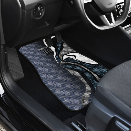 Personalised Carlton Car Mats Trippy Psychedelic Abstract Art Mascot Football Fans