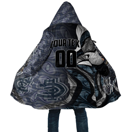 Personalised Carlton Cloak Trippy Psychedelic Abstract Art Mascot Football Fans