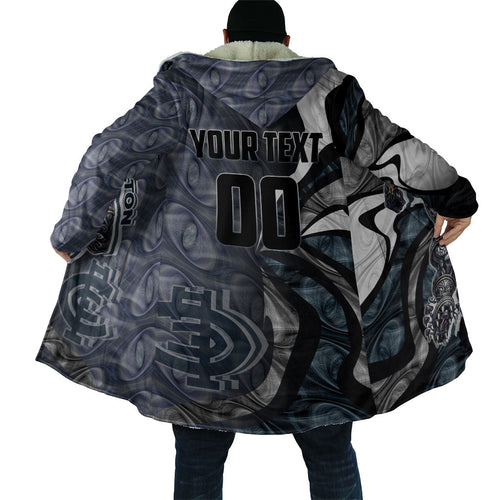 Personalised Carlton Cloak Trippy Psychedelic Abstract Art Mascot Football Fans
