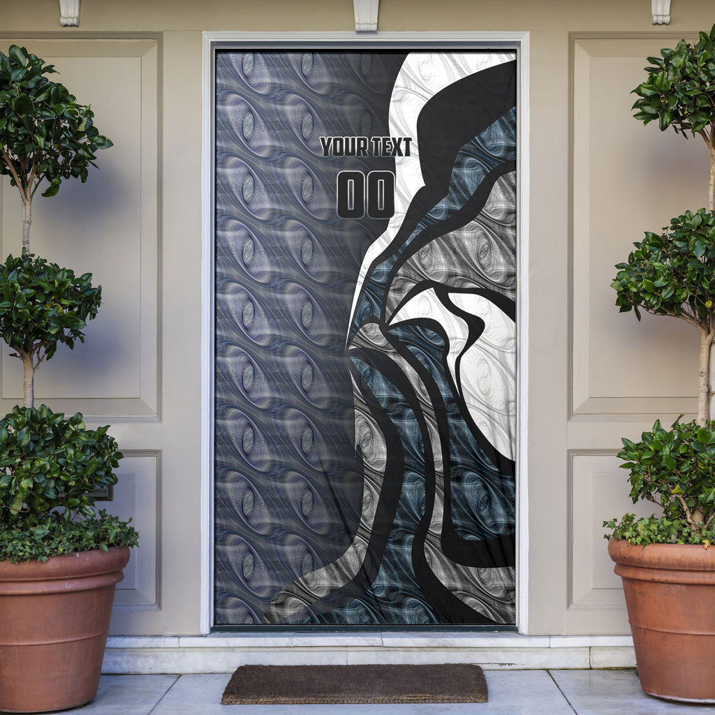 Personalised Carlton Door Cover Trippy Psychedelic Abstract Art Mascot Football Fans