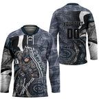 Personalised Carlton Hockey Jersey Trippy Psychedelic Abstract Art Mascot Football Fans
