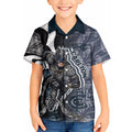 Personalised Carlton Kid Hawaiian Shirt Trippy Psychedelic Abstract Art Mascot Football Fans