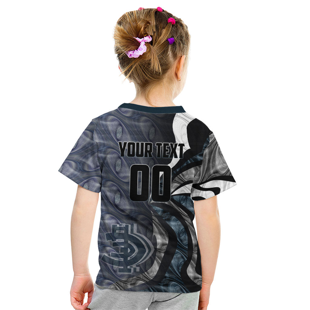 Personalised Carlton Kid T Shirt Trippy Psychedelic Abstract Art Mascot Football Fans