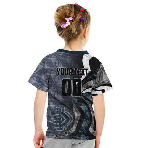 Personalised Carlton Kid T Shirt Trippy Psychedelic Abstract Art Mascot Football Fans