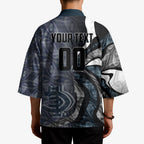 Personalised Carlton Kimono Trippy Psychedelic Abstract Art Mascot Football Fans