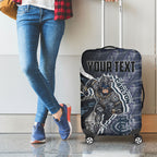 Personalised Carlton Luggage Cover Trippy Psychedelic Abstract Art Mascot Football Fans