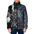 Personalised Carlton Padded Jacket Trippy Psychedelic Abstract Art Mascot Football Fans