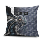 Personalised Carlton Pillow Cover Trippy Psychedelic Abstract Art Mascot Football Fans