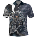 Personalised Carlton Polo Shirt Trippy Psychedelic Abstract Art Mascot Football Fans