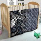 Personalised Carlton Quilt Trippy Psychedelic Abstract Art Mascot Football Fans