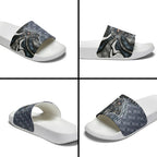 Personalised Carlton Slide Sandals Trippy Psychedelic Abstract Art Mascot Football Fans