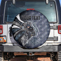 Personalised Carlton Spare Tire Cover Trippy Psychedelic Abstract Art Mascot Football Fans