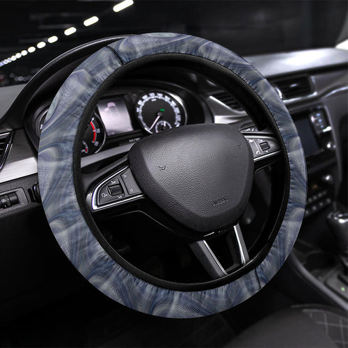 Carlton Steering Wheel Cover Trippy Psychedelic Abstract Art Mascot Football Fans