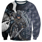 Personalised Carlton Sweatshirt Trippy Psychedelic Abstract Art Mascot Football Fans