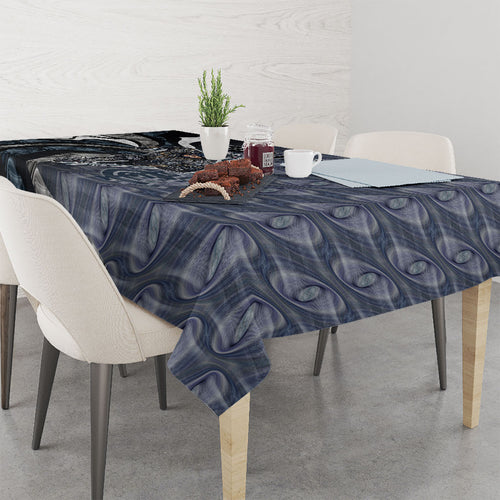 Personalised Carlton Tablecloth Trippy Psychedelic Abstract Art Mascot Football Fans
