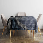 Personalised Carlton Tablecloth Trippy Psychedelic Abstract Art Mascot Football Fans