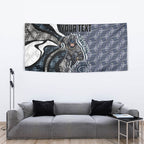 Personalised Carlton Tapestry Trippy Psychedelic Abstract Art Mascot Football Fans