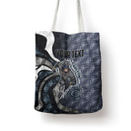 Personalised Carlton Tote Bag Trippy Psychedelic Abstract Art Mascot Football Fans