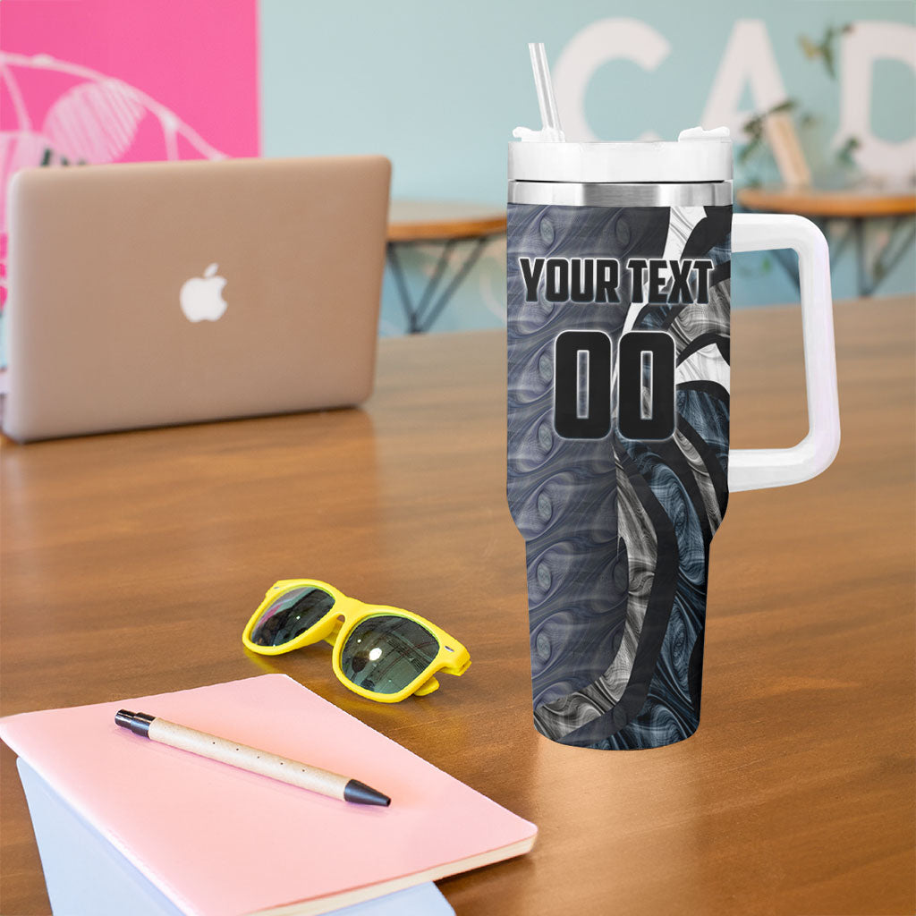 Personalised Carlton Tumbler With Handle Trippy Psychedelic Abstract Art Mascot Football Fans