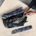 Personalised Carlton Umbrella Trippy Psychedelic Abstract Art Mascot Football Fans