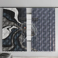 Personalised Carlton Window Curtain Trippy Psychedelic Abstract Art Mascot Football Fans