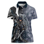 Personalised Carlton Women Polo Shirt Trippy Psychedelic Abstract Art Mascot Football Fans