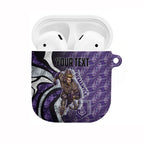 Personalised Fremantle Dockers AirPods Case Trippy Psychedelic Abstract Art Mascot Football Fans