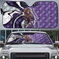 Personalised Fremantle Dockers Auto Sun Shade Trippy Psychedelic Abstract Art Mascot Football Fans