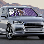 Personalised Fremantle Dockers Auto Sun Shade Trippy Psychedelic Abstract Art Mascot Football Fans