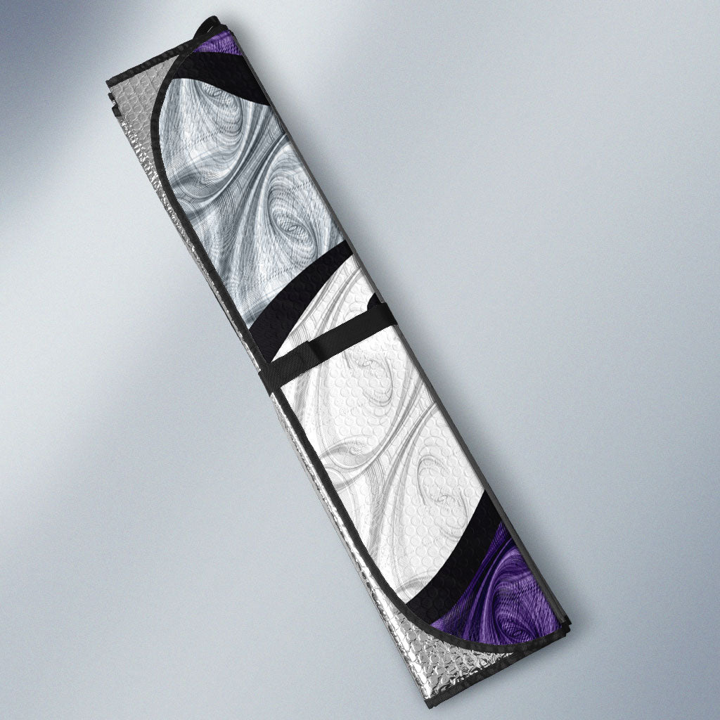 Personalised Fremantle Dockers Auto Sun Shade Trippy Psychedelic Abstract Art Mascot Football Fans