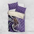 Personalised Fremantle Dockers Bedding Set Trippy Psychedelic Abstract Art Mascot Football Fans