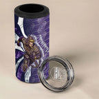 Personalised Fremantle Dockers 4 in 1 Can Cooler Tumbler Trippy Psychedelic Abstract Art Mascot Football Fans