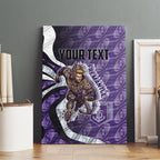 Personalised Fremantle Dockers Canvas Wall Art Trippy Psychedelic Abstract Art Mascot Football Fans
