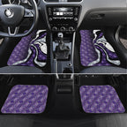 Personalised Fremantle Dockers Car Mats Trippy Psychedelic Abstract Art Mascot Football Fans