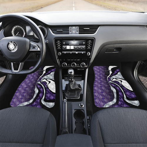 Personalised Fremantle Dockers Car Mats Trippy Psychedelic Abstract Art Mascot Football Fans