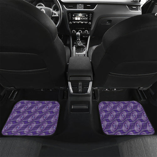 Personalised Fremantle Dockers Car Mats Trippy Psychedelic Abstract Art Mascot Football Fans