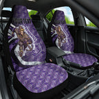 Personalised Fremantle Dockers Car Seat Cover Trippy Psychedelic Abstract Art Mascot Football Fans