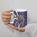 Personalised Fremantle Dockers Ceramic Mug Trippy Psychedelic Abstract Art Mascot Football Fans