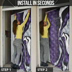 Personalised Fremantle Dockers Door Cover Trippy Psychedelic Abstract Art Mascot Football Fans