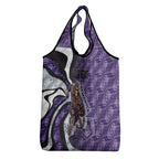 Personalised Fremantle Dockers Grocery Bag Trippy Psychedelic Abstract Art Mascot Football Fans