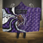 Personalised Fremantle Dockers Hooded Blanket Trippy Psychedelic Abstract Art Mascot Football Fans