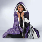 Personalised Fremantle Dockers Hooded Blanket Trippy Psychedelic Abstract Art Mascot Football Fans