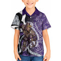 Personalised Fremantle Dockers Kid Hawaiian Shirt Trippy Psychedelic Abstract Art Mascot Football Fans