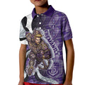Personalised Fremantle Dockers Kid Polo Shirt Trippy Psychedelic Abstract Art Mascot Football Fans